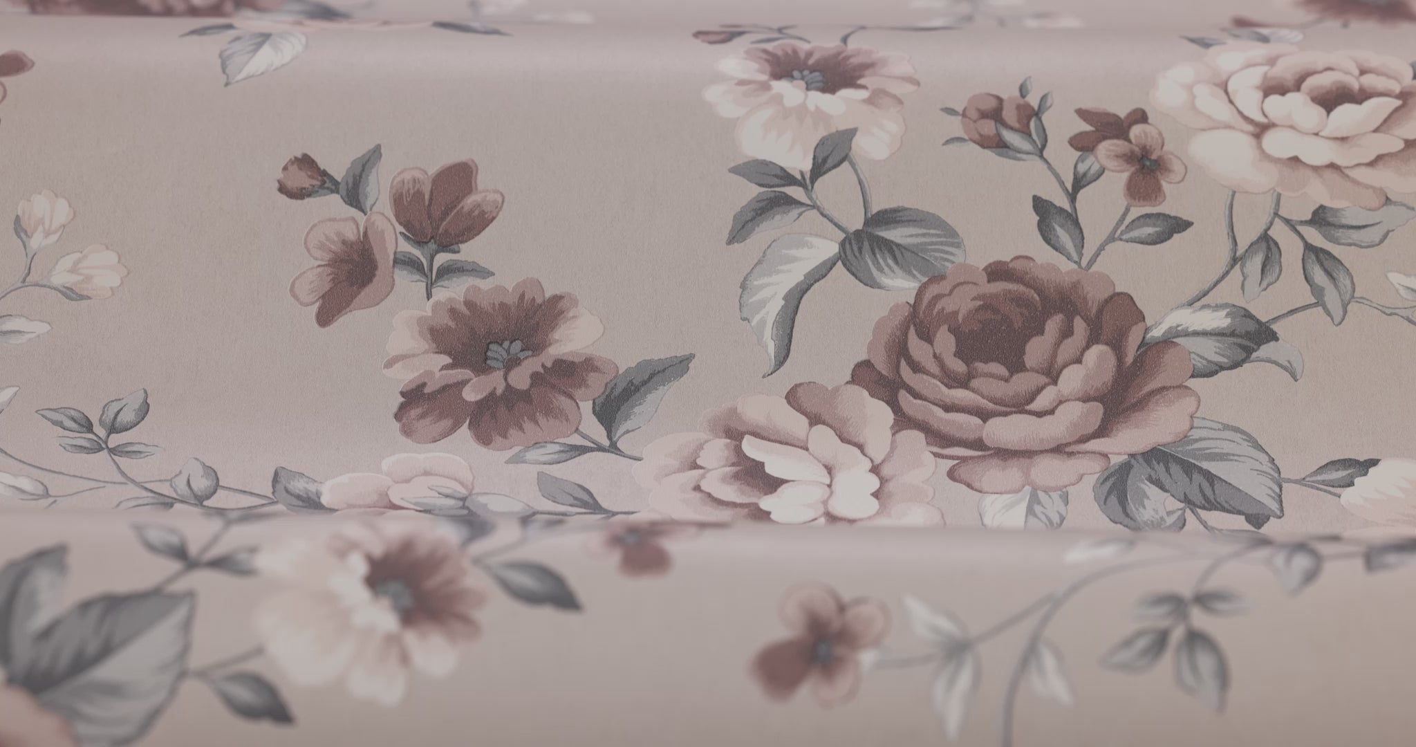 Tapete mit floralem Motiv Blumen NOMI rosa