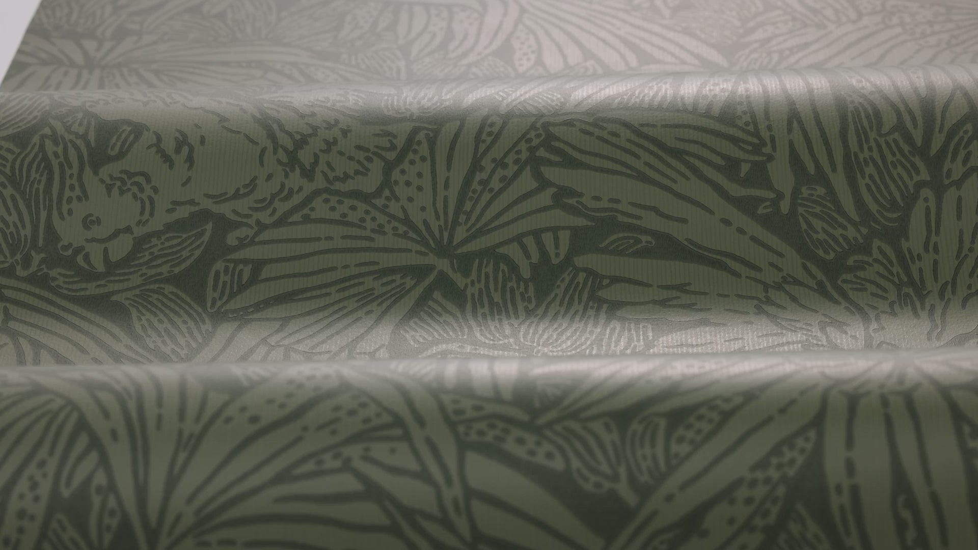 HIDDEN PARROT Green Animal Print Wallpaper