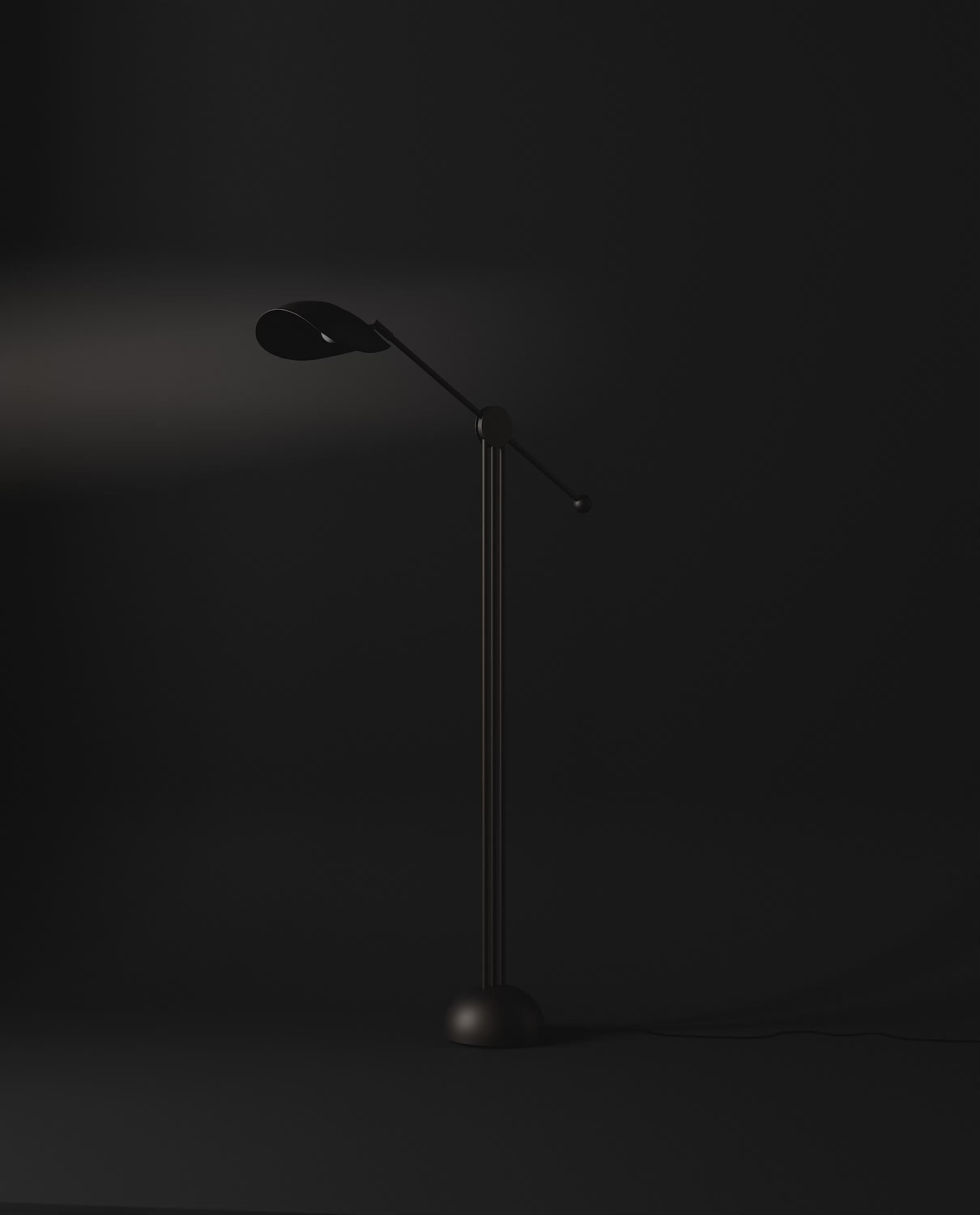 Stehlampe zum Lesen STINGRAY braun