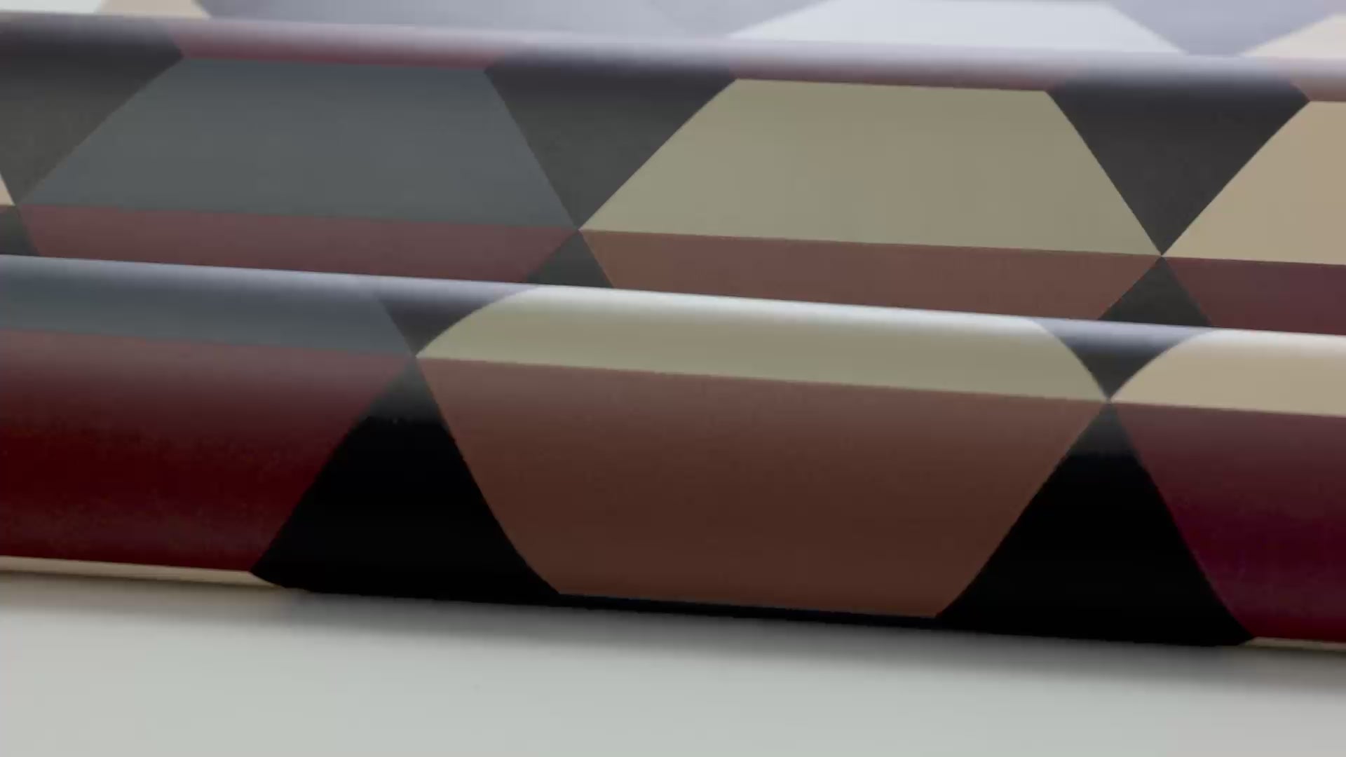 Vlies-Tapete mit geometrischem Muster PRISMA dunkel mehrfarbig