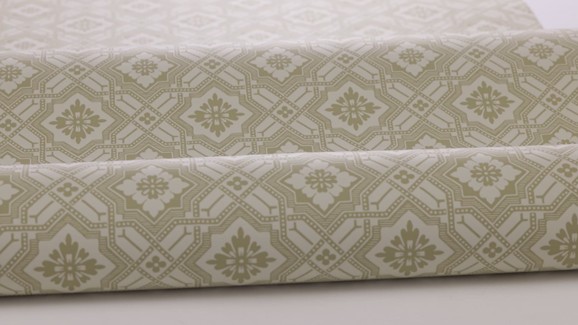 Vlies-Tapete mit geometrischem Muster FRIEDRICH gold-beige