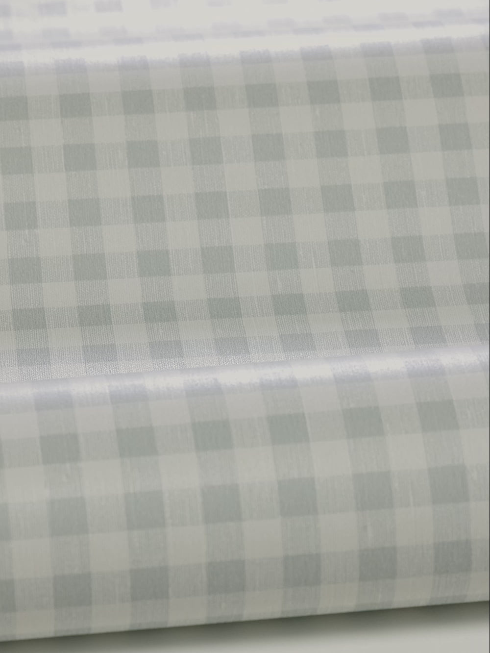 Strukturierte Tapete, die Leinen im Karomuster imitiert, PICNIC CHECK, blau mit Weiß