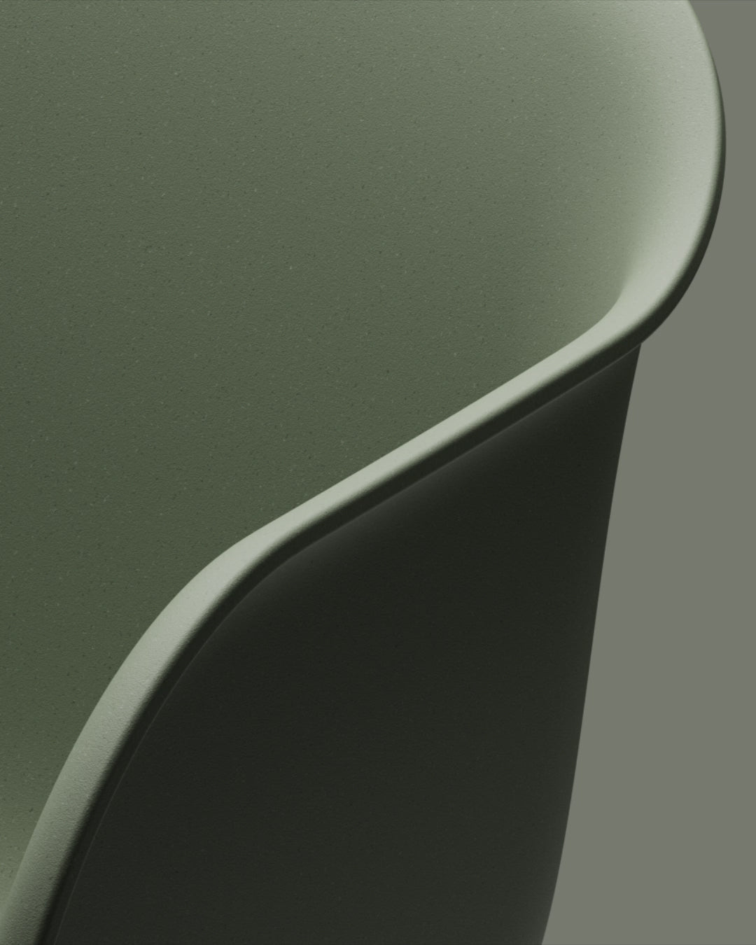 Sessel mit Armlehnen FIBER grau mit Stahlbasis