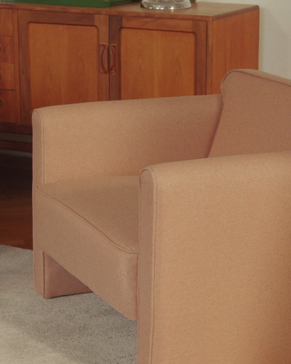 Zweisitzer-Sofa ABBY terrakotta