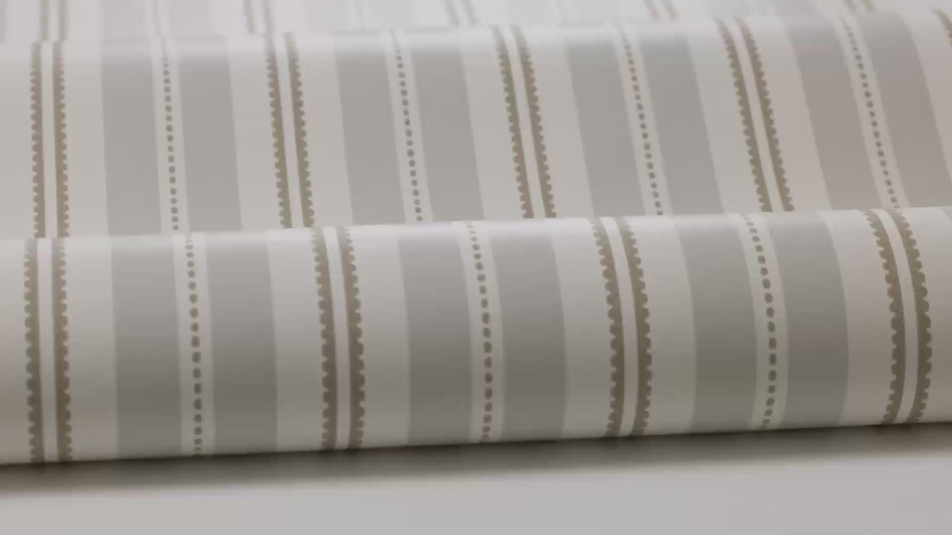 Tapete mit Streifen HEDDA beige mit braun