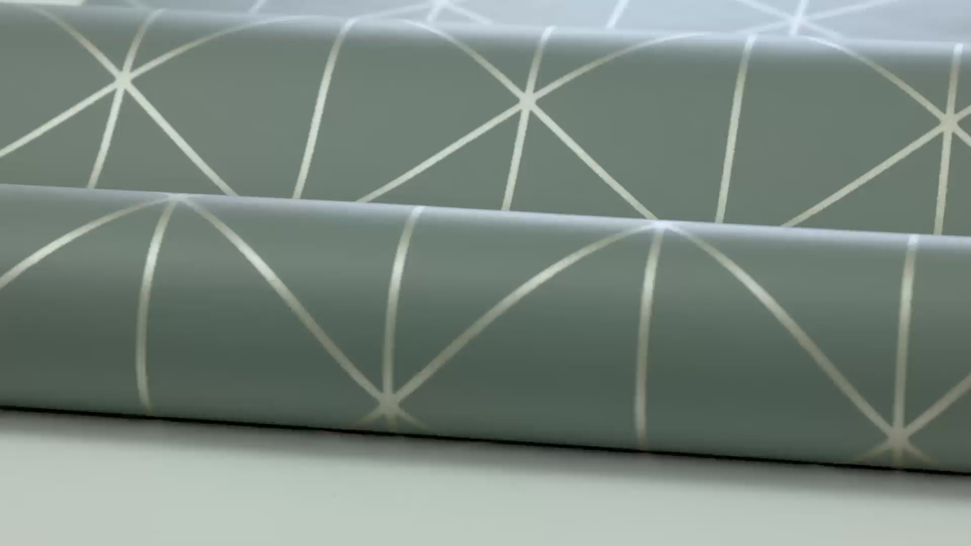 Vlies-Tapete mit geometrischem Muster DIAMONDS grün