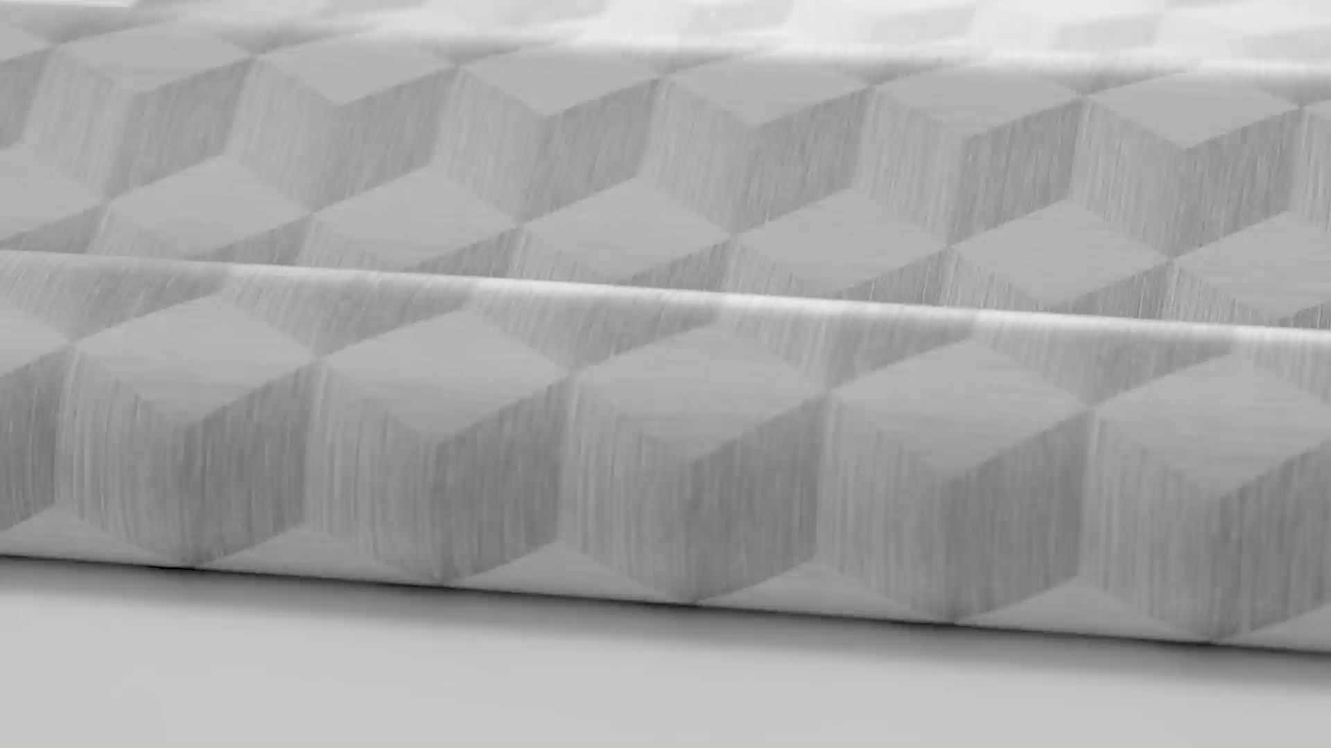 Non-woven paper wallpaper with geometric pattern CUBE gray