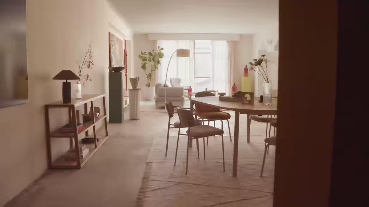 3-seater modular sofa with a small bright-beige COMPO