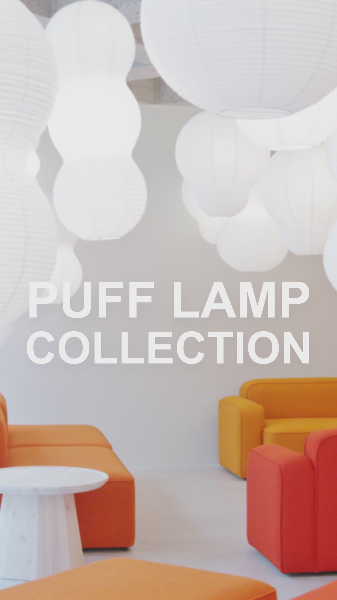 PUFF white floor lamp