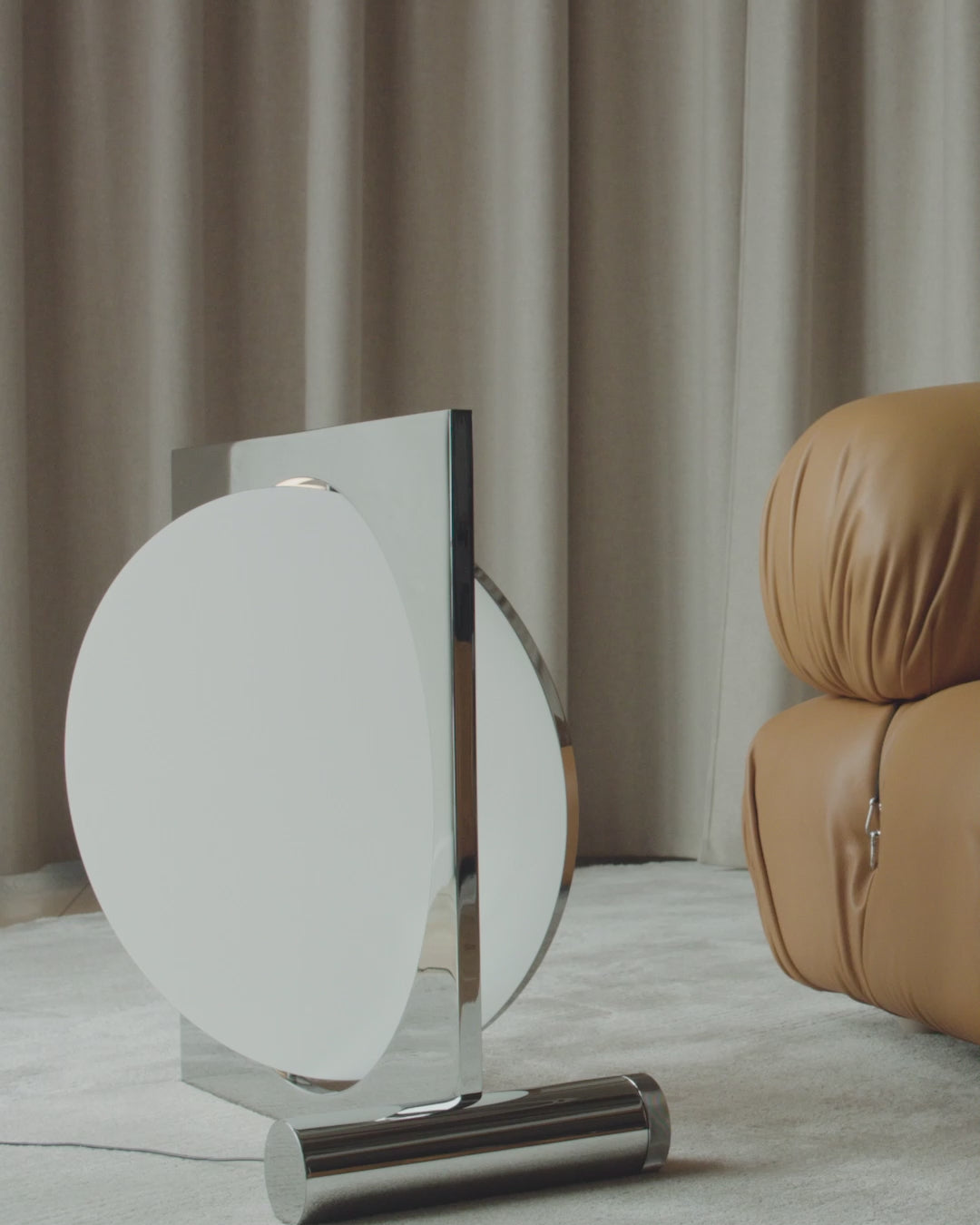 Stehlampe MOONSETTER verchromt