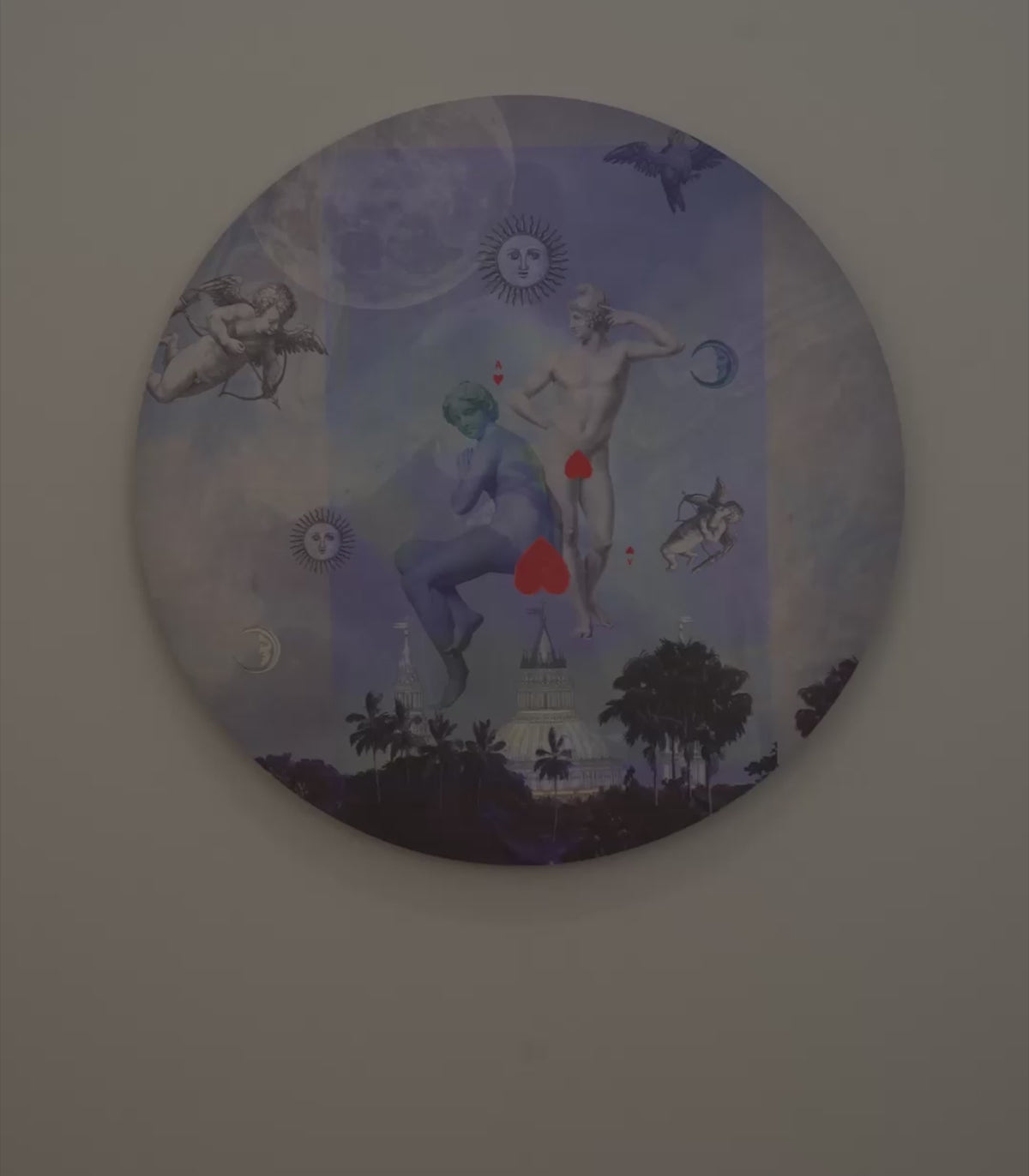 DOTS LIGHTING Wall Lamp - AMORE Blue