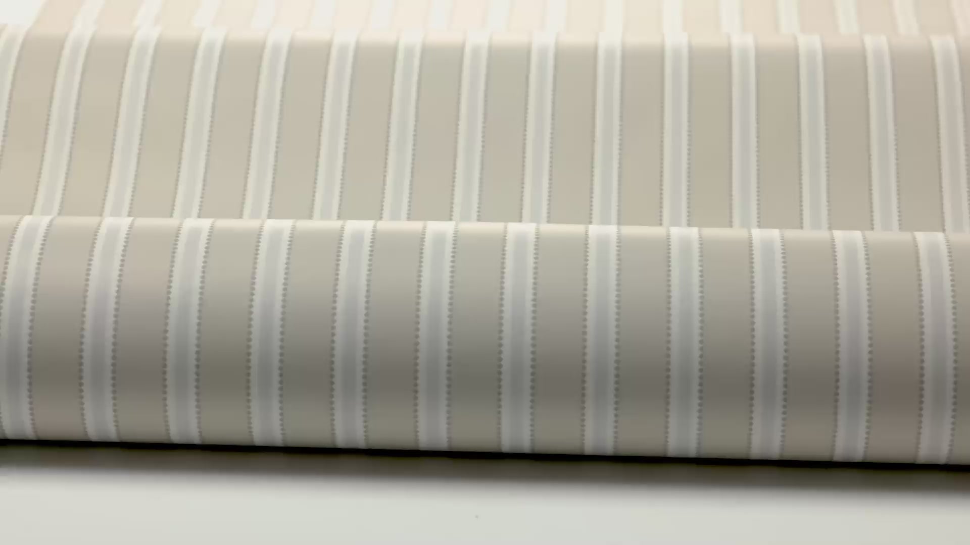 Tapete mit Streifen PÄRLRAND beige mit Weiß