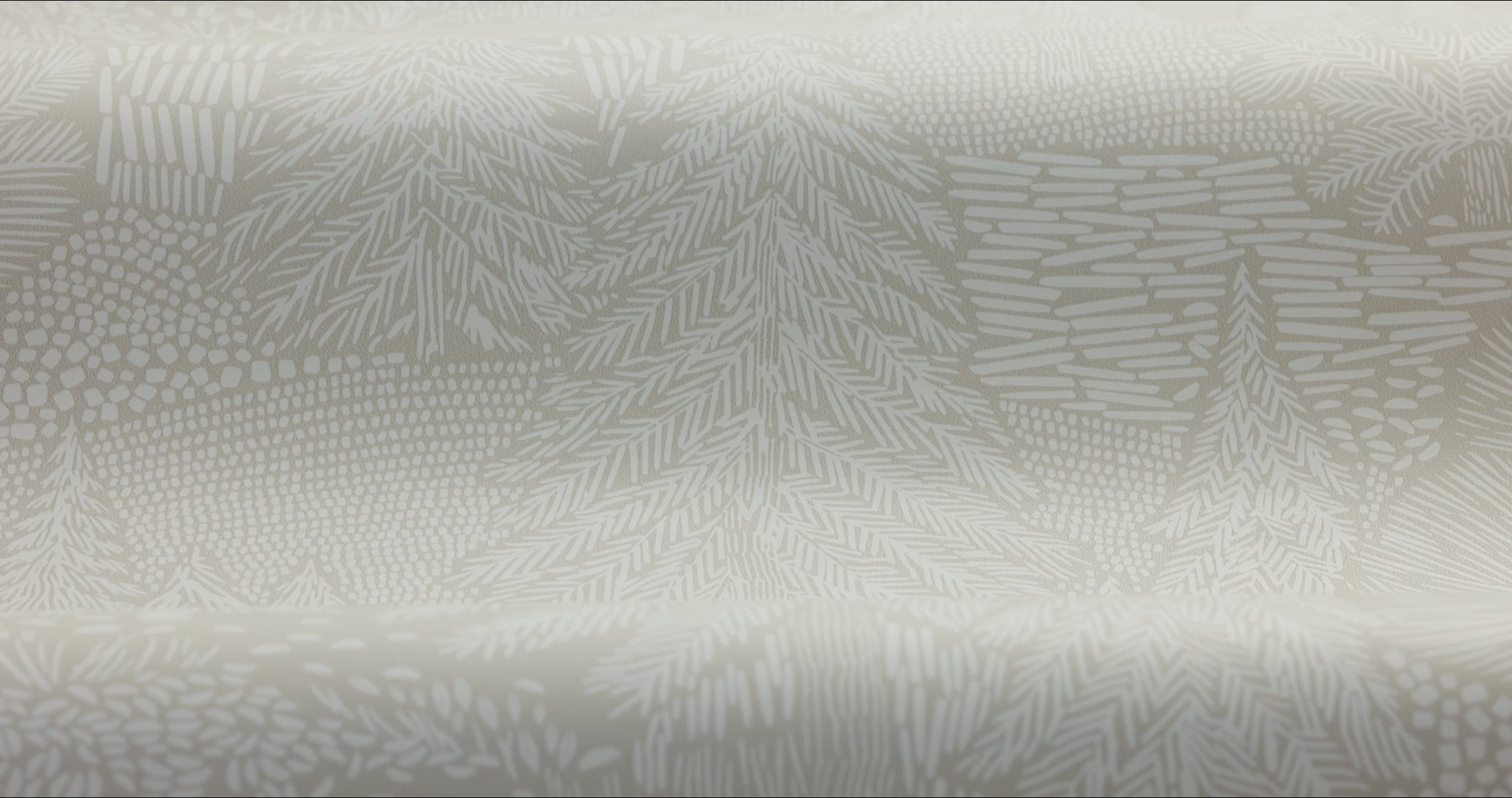 Tapete mit Pflanzenmotiv Bäume NORTHERN FOREST beige