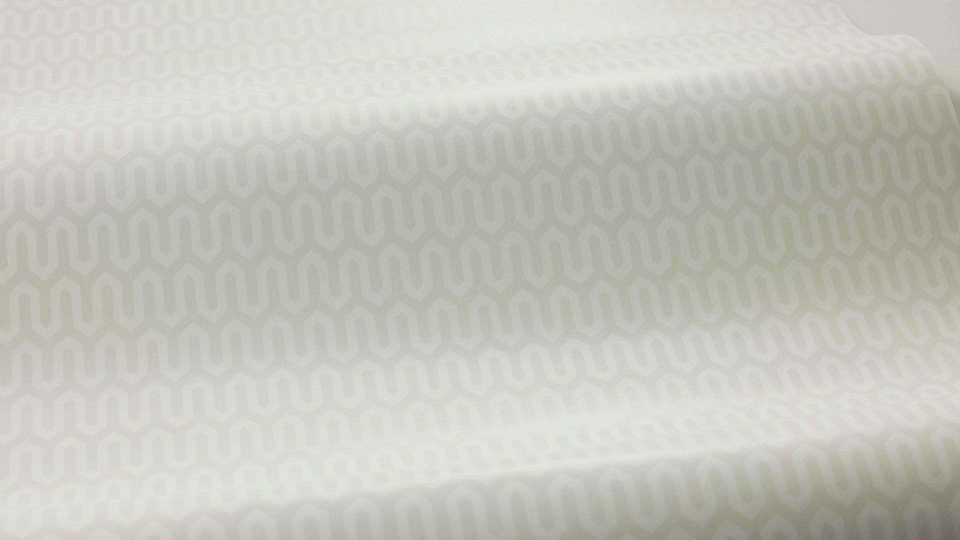 Vlies-Tapete mit geometrischem Muster YPSILON gebrochenes Weiß