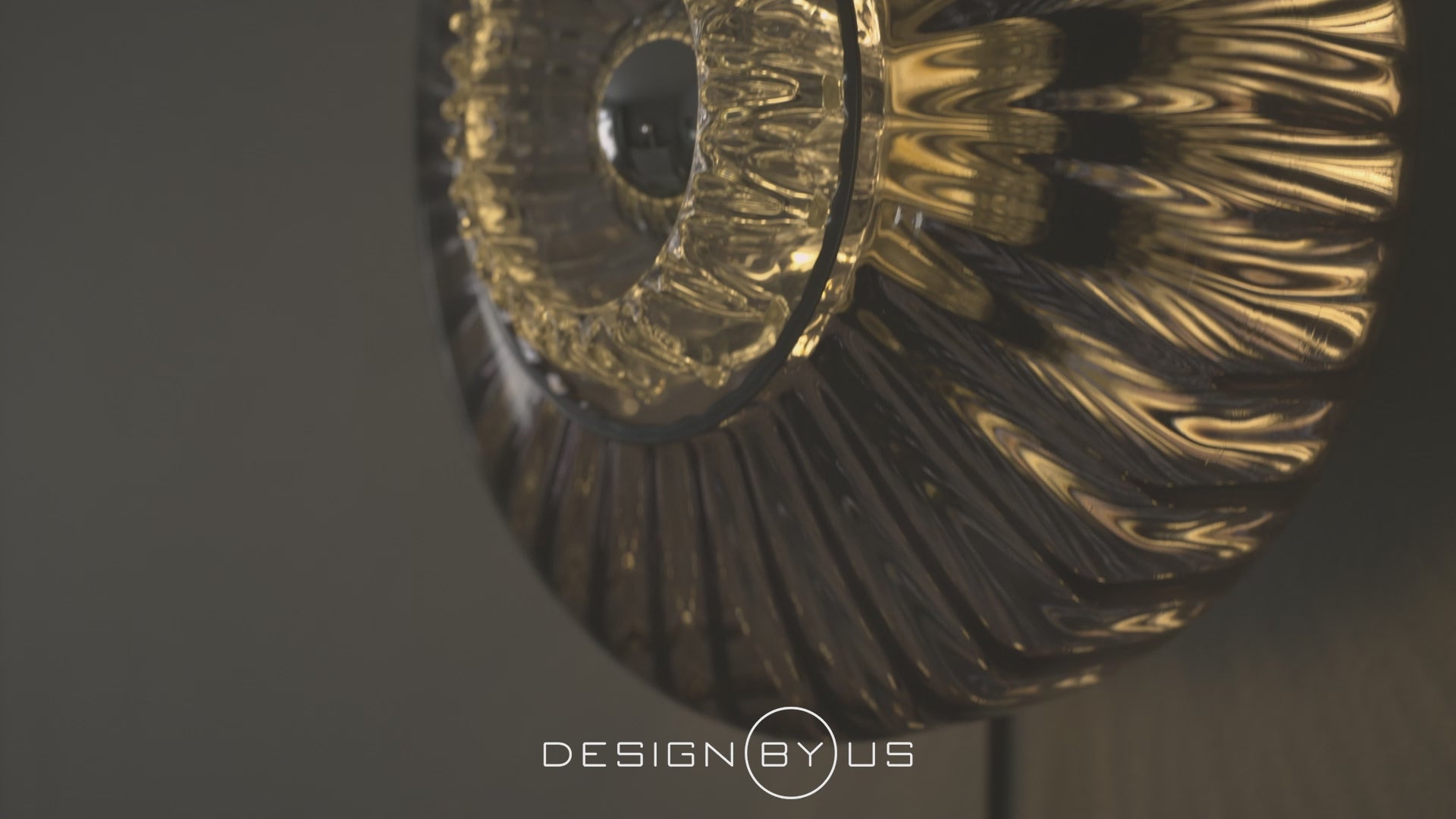 NEW WAVE OPTIC glass wall lamp