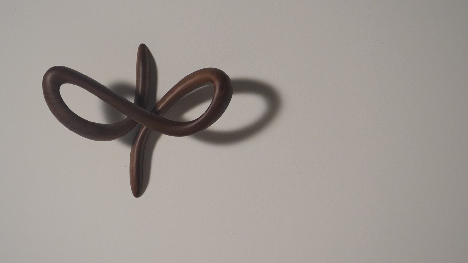 VERTIGO Wall Hook Walnut Wood