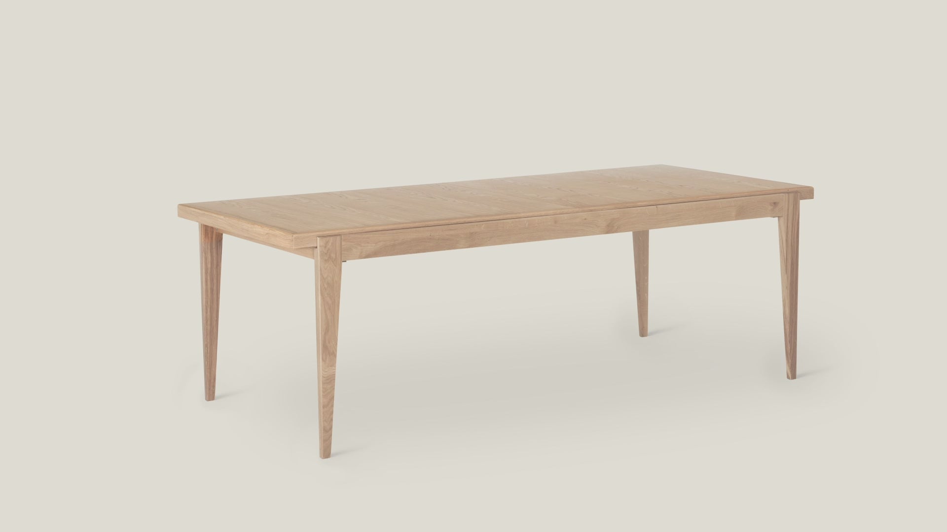 Extendable table S-TABLE oak wood