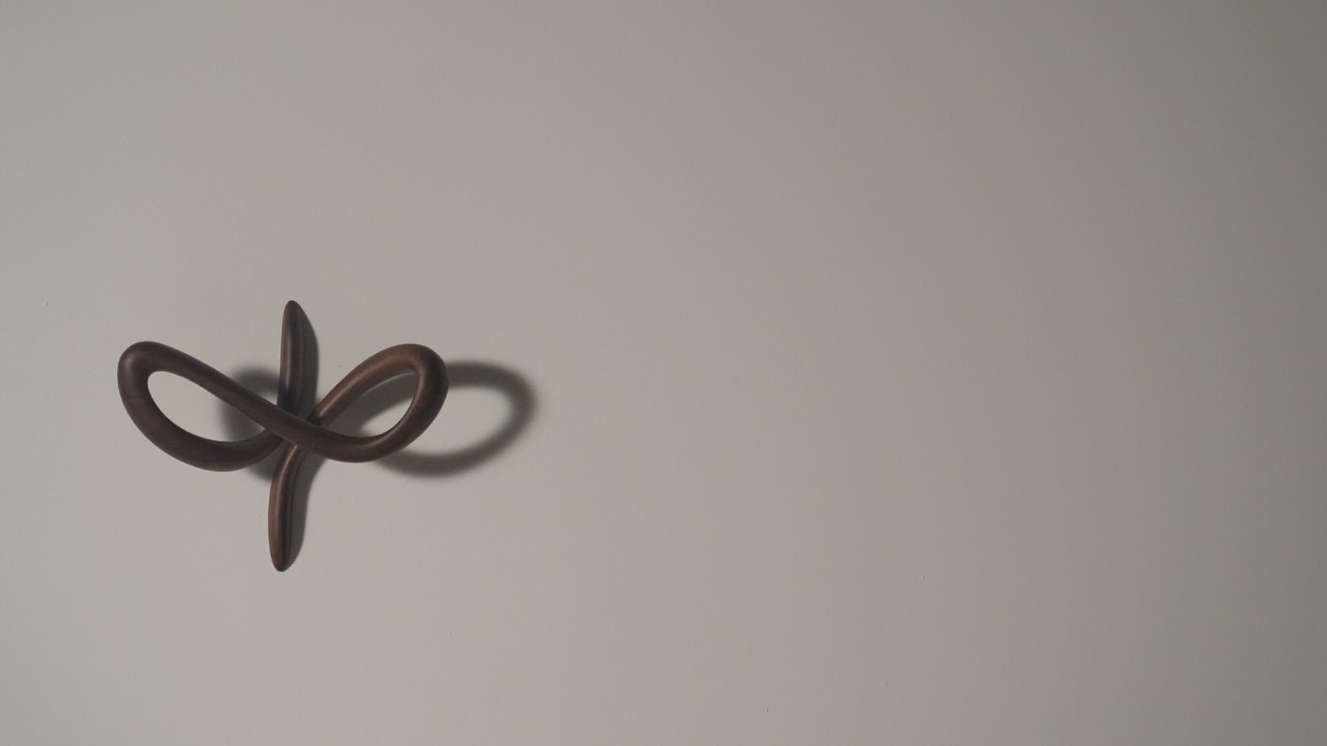 VERTIGO Wall Hook Walnut Wood