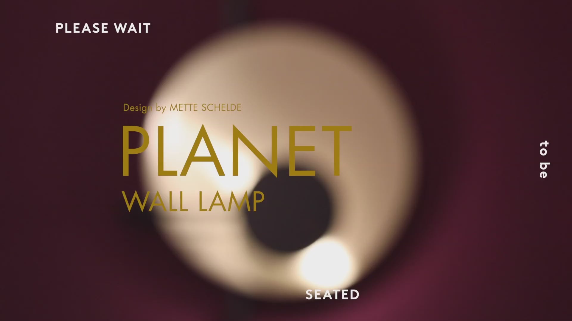 PLANET wall lamp navy blue