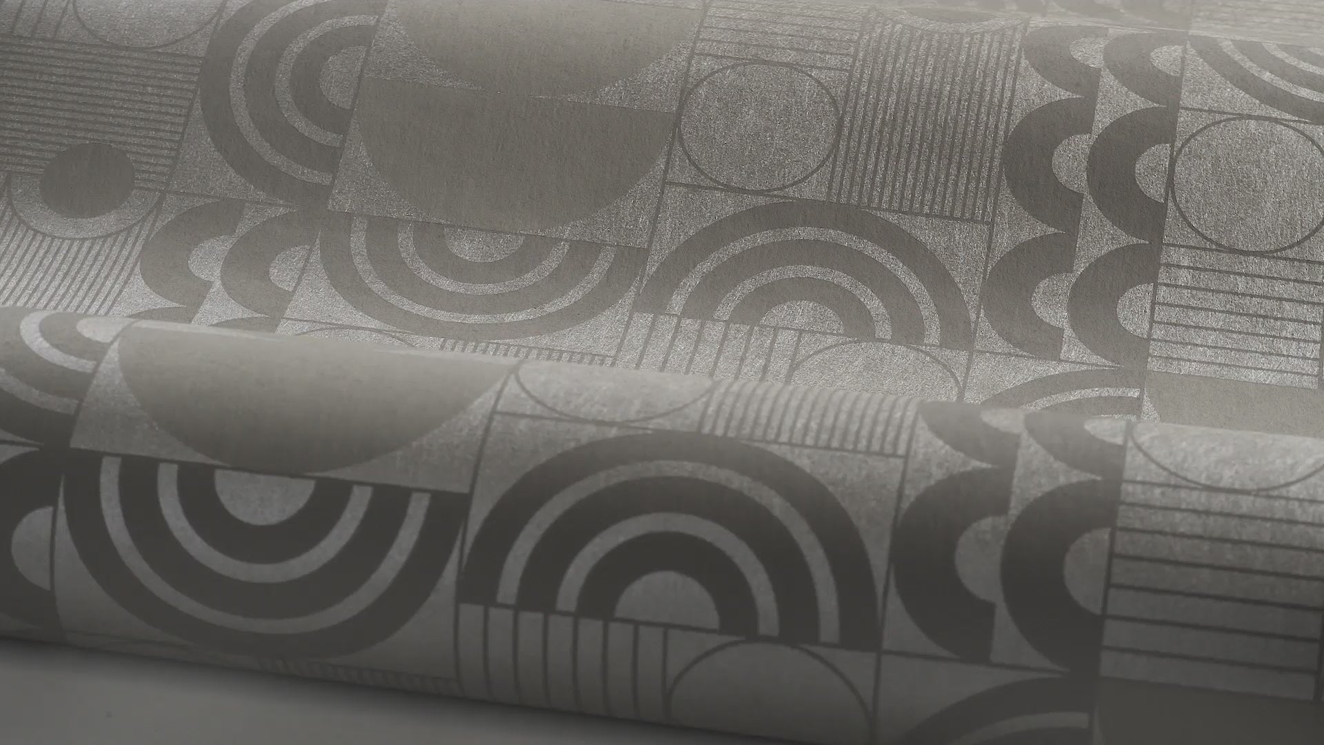 Vlies-Tapete mit geometrischem Muster COSMOPOLITAN braun