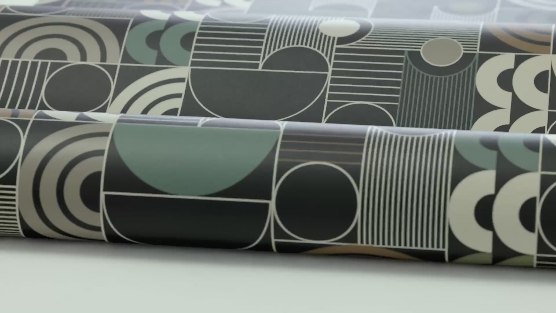 Vlies-Tapete mit geometrischem Muster COSMOPOLITAN schwarz