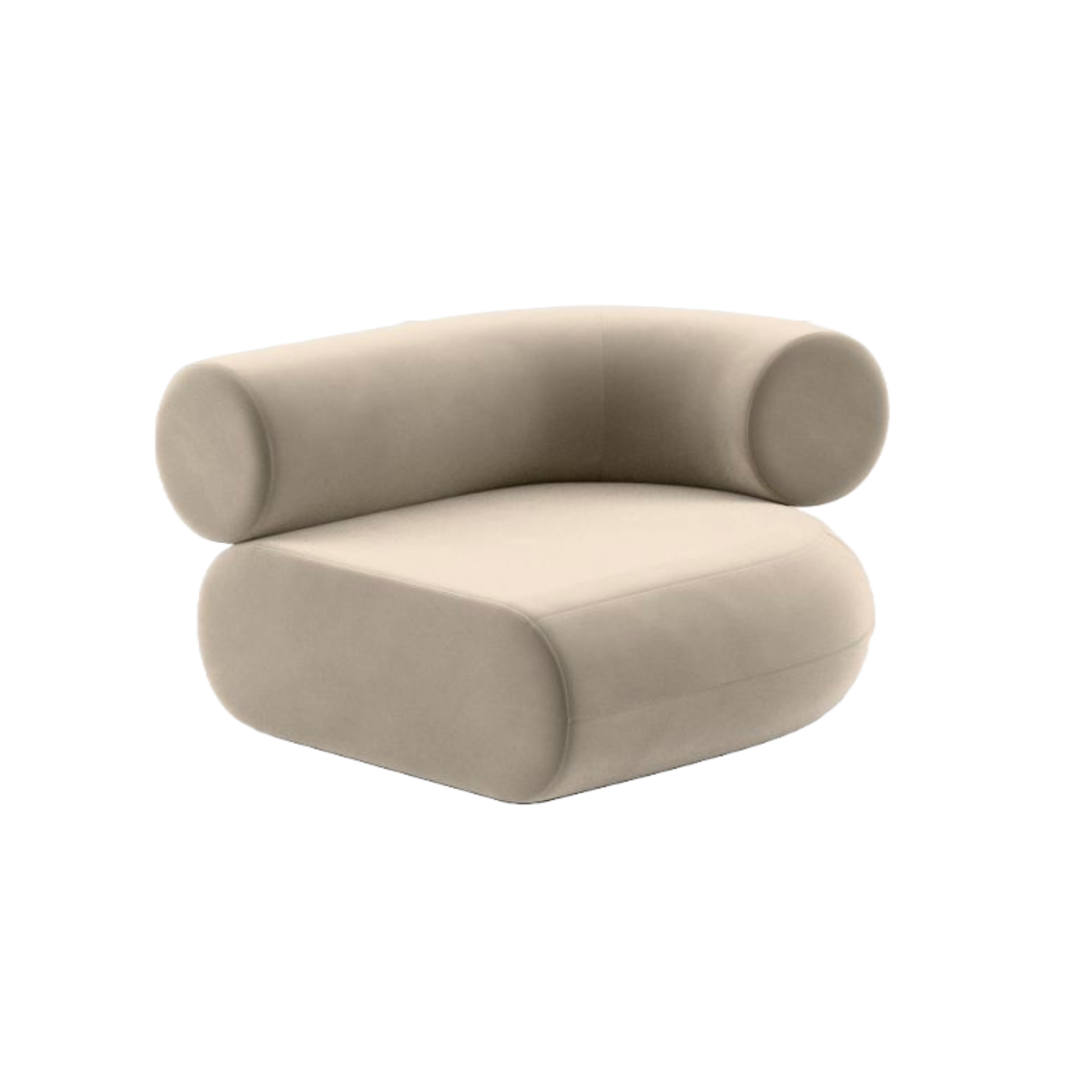 Fat modular sofa - right -handed upholstered module [Julia] [Amelia SPR]