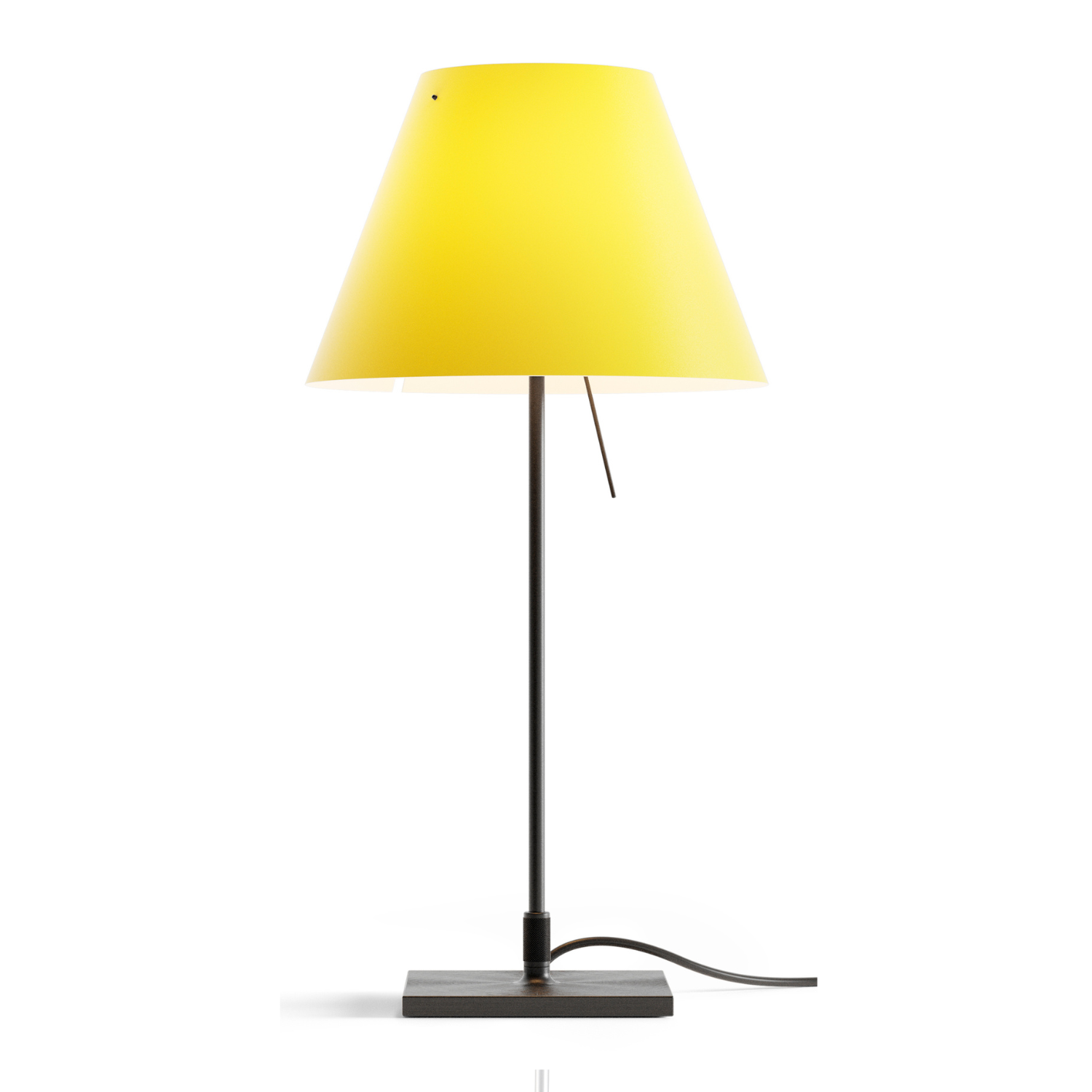 Costanzina table lamp yellow lampshade