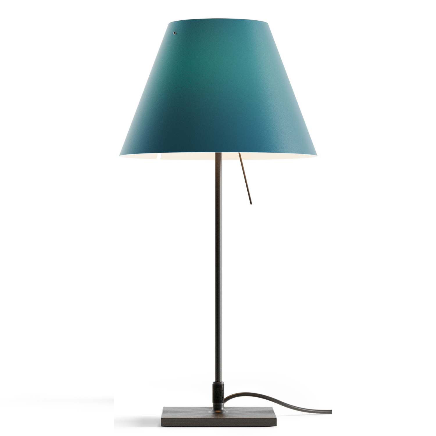 Costanzina table lamp blue lampshade