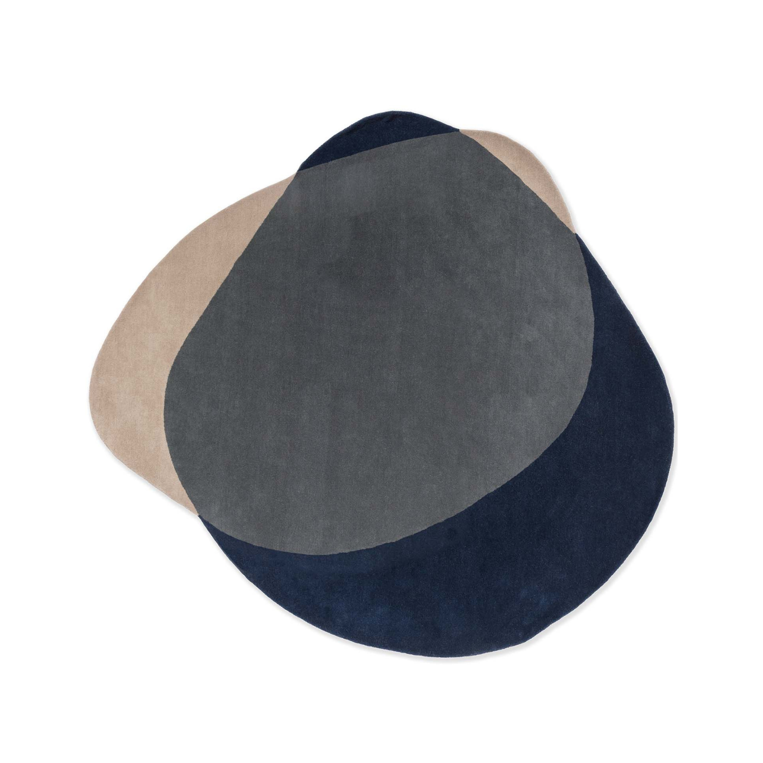 ARP Element Carpet Gray with navy blue