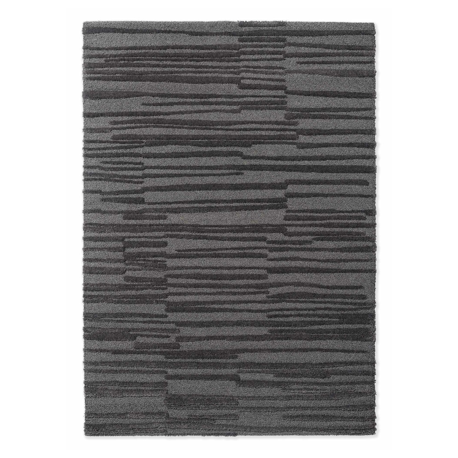 Twinet Terrain graphite rug