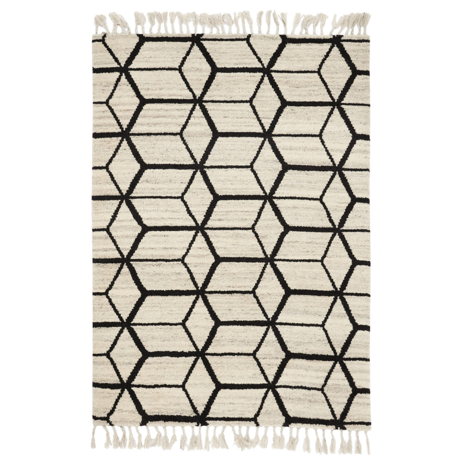 Arabian rug geometry beige