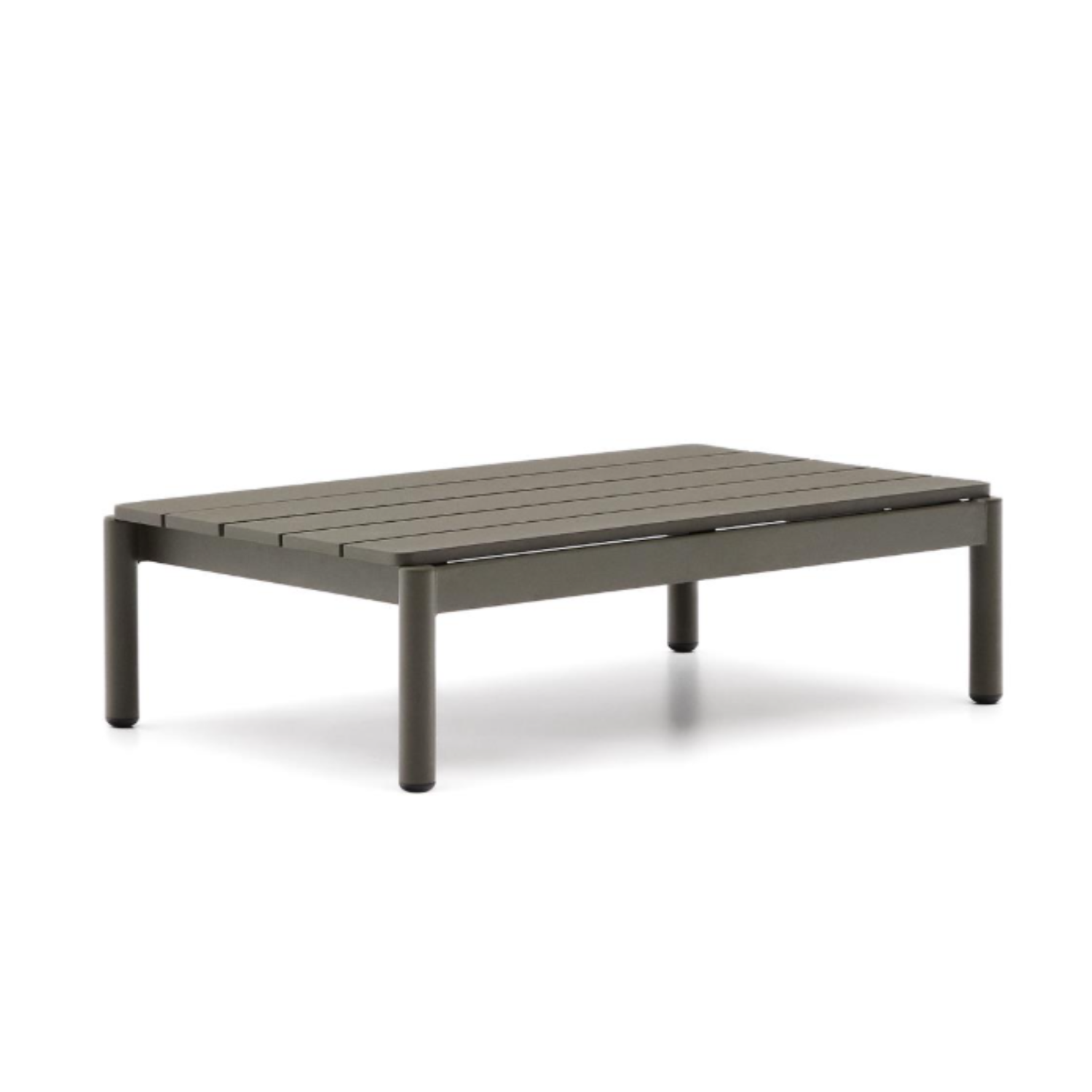 External coffee table Sorells green aluminum