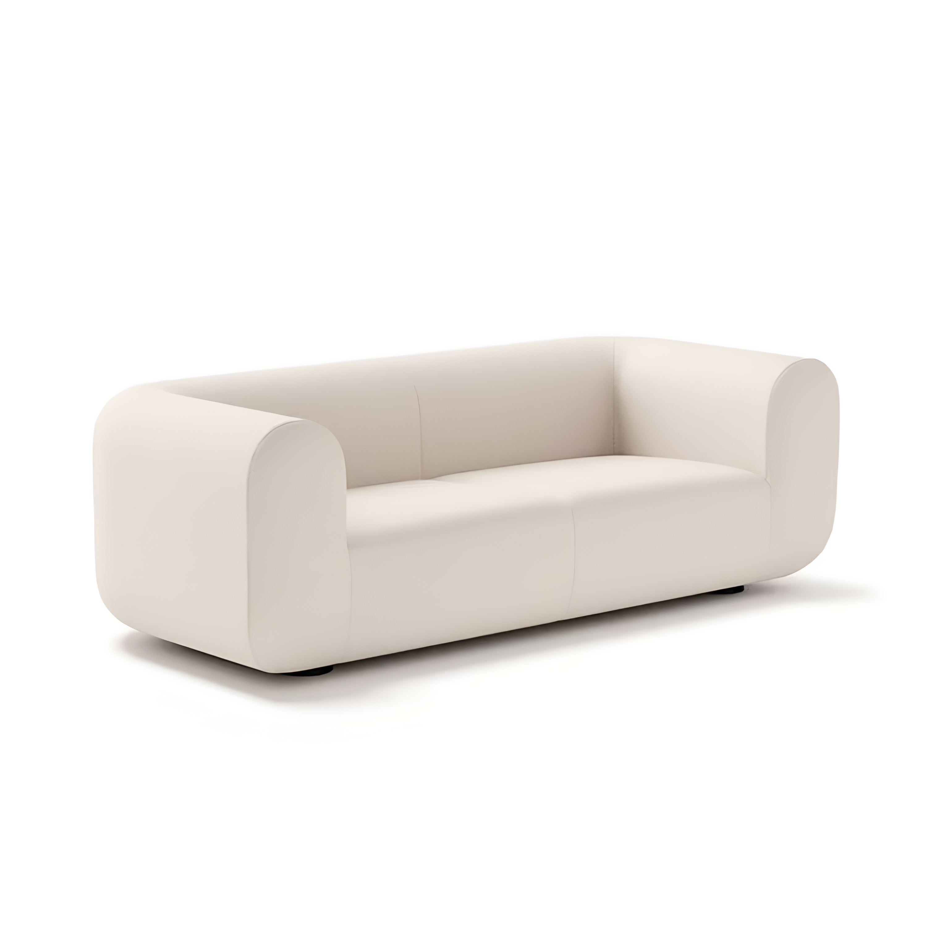 2.5-person sofa, upholstered plump