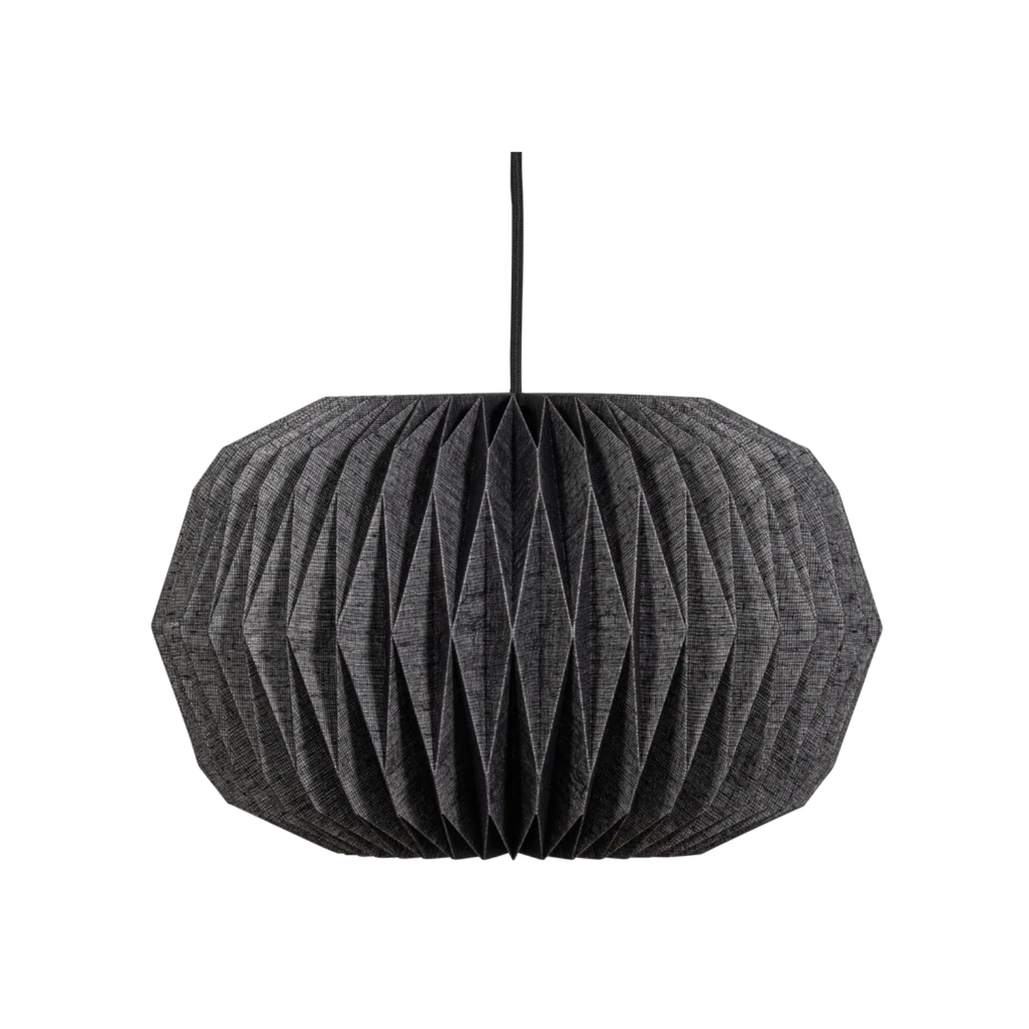 Globe hanging lamp black paper