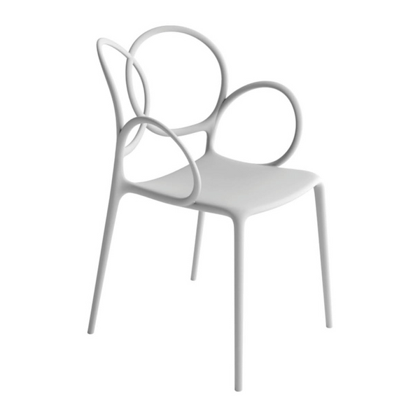 Chair with SISSI White armrests