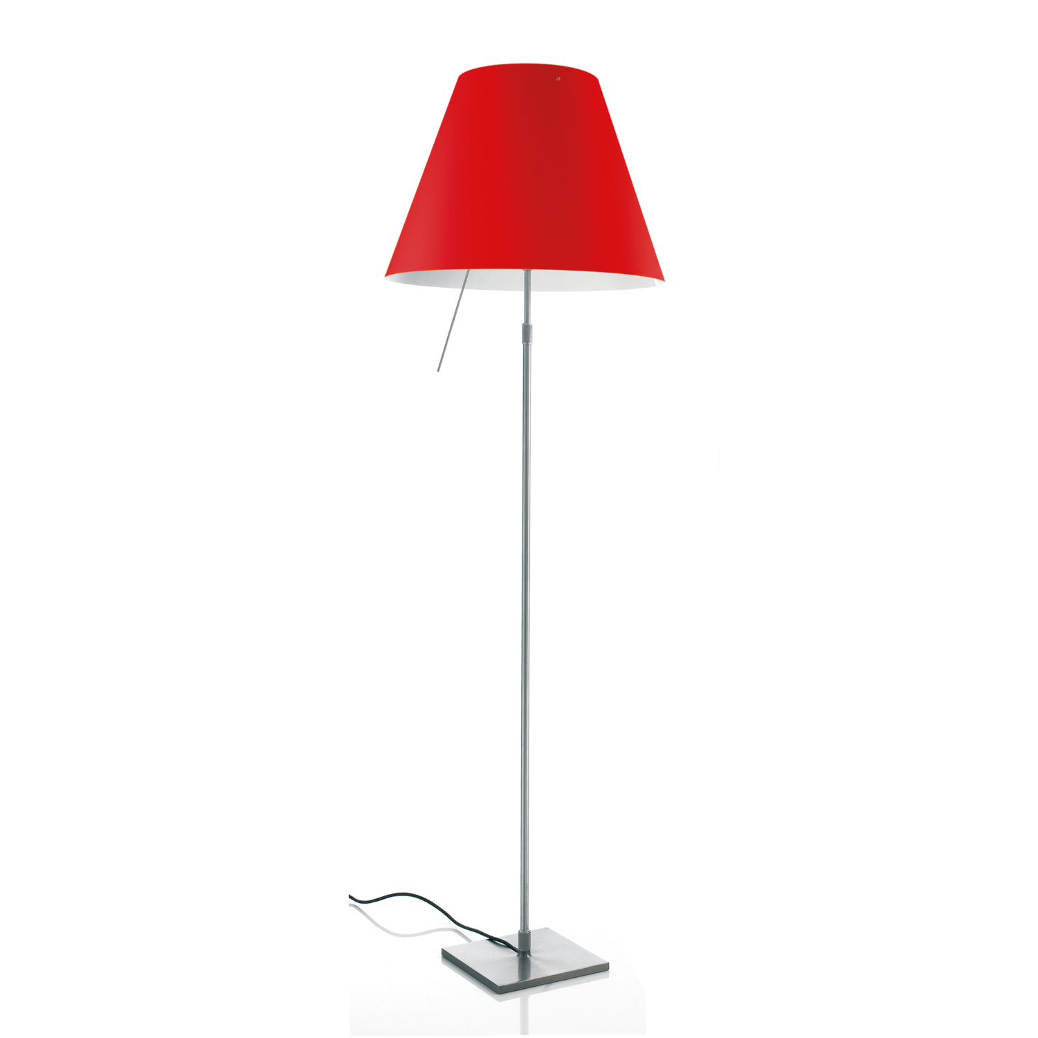 Costanza Red floor lamp