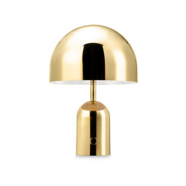 Bell gold portable lamp