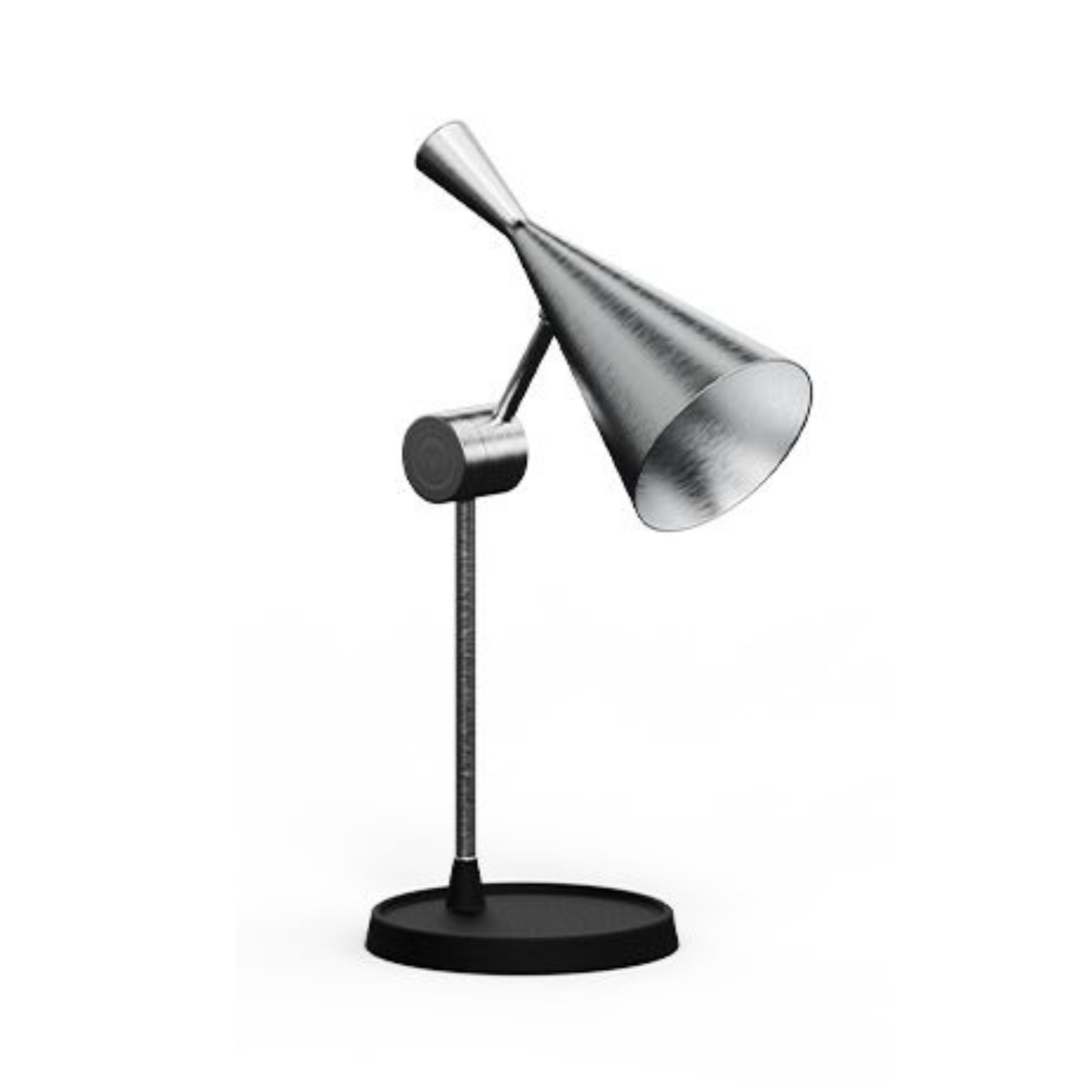 Beat silver table lamp