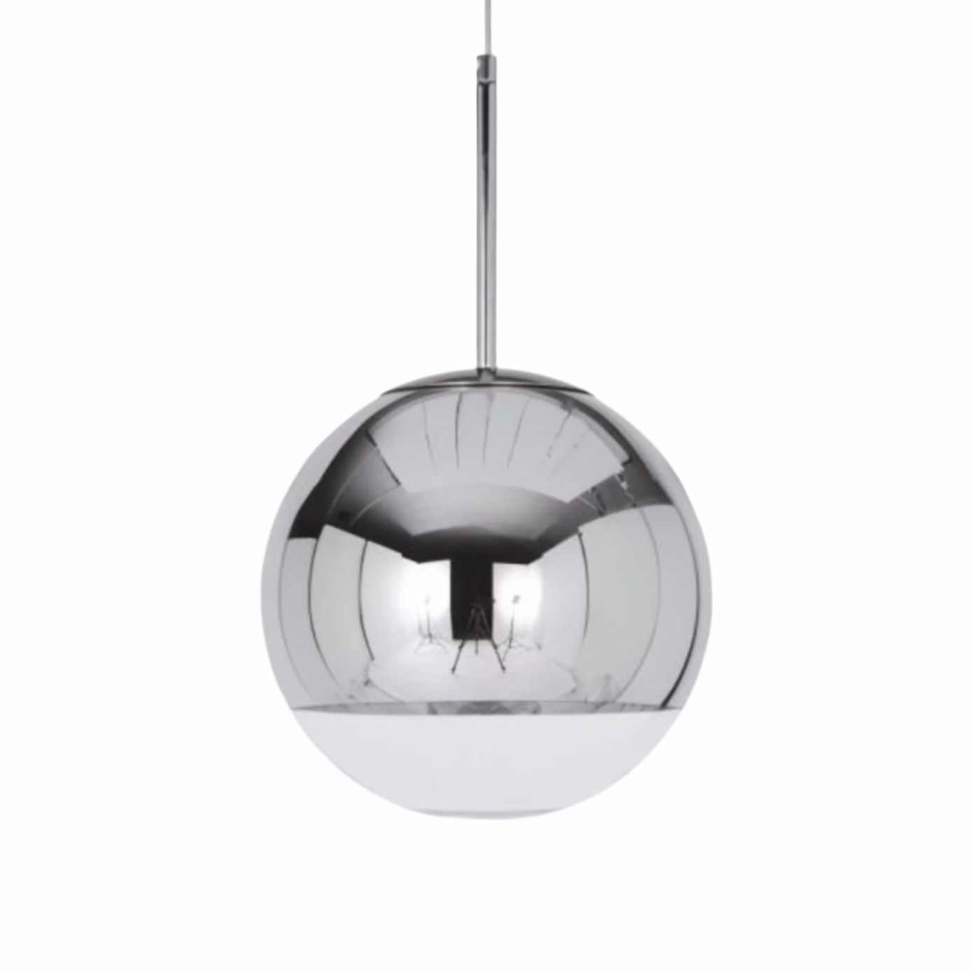 Mirror Ball Srebrry hanging lamp