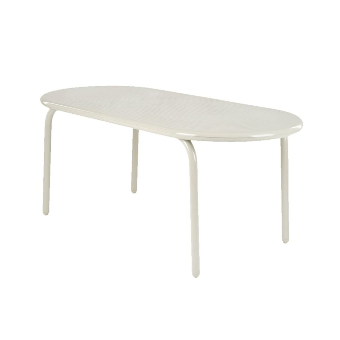 Groove outer table broken white