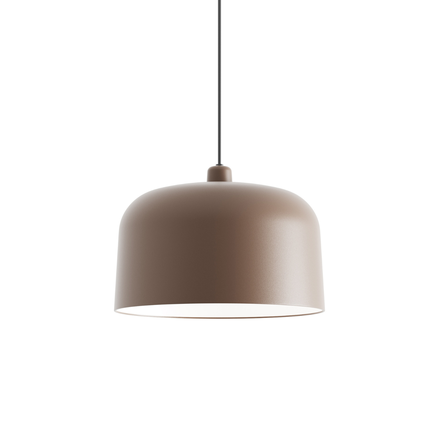 Brown winter hanging lamp