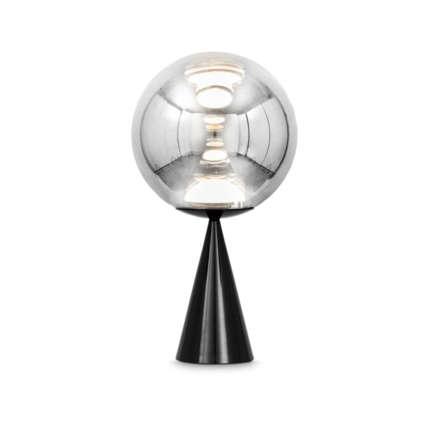 Globe Silver Fat Table Lamp