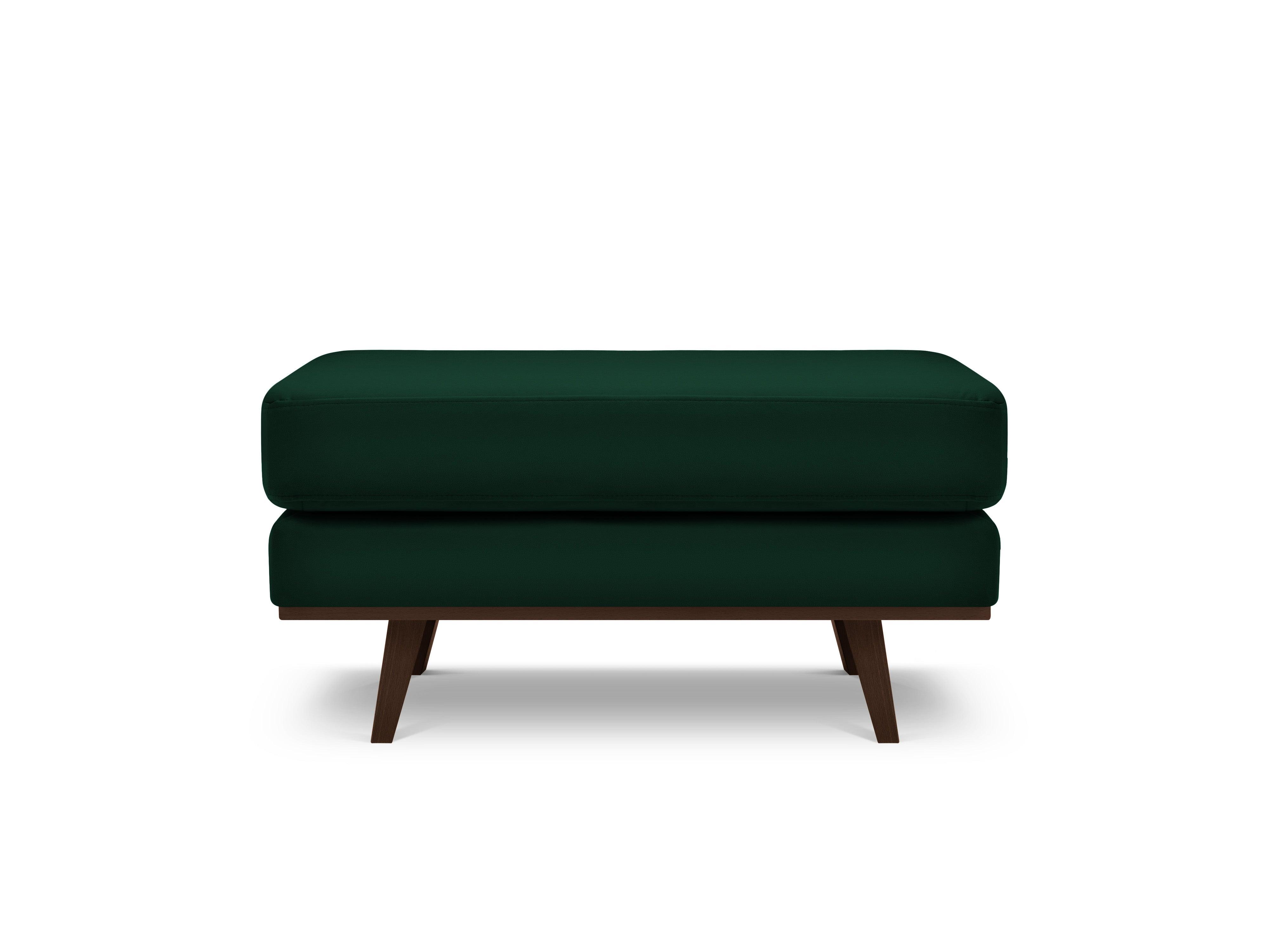 Puf aksamitny HEBE butelkowa zieleń Mazzini Sofas    Eye on Design