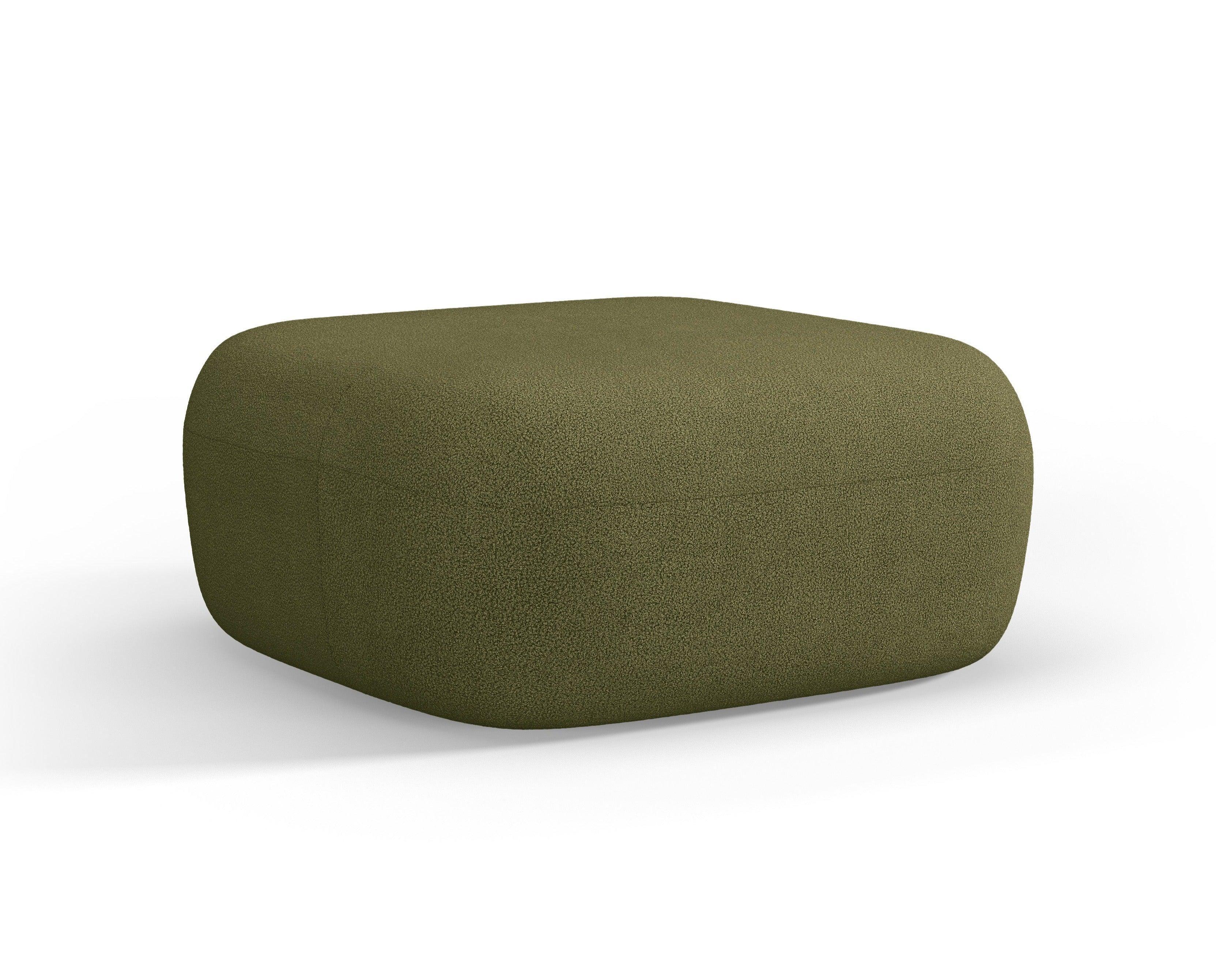 ALDRIN pouffe green boucle Windsor & Co Eye on Design