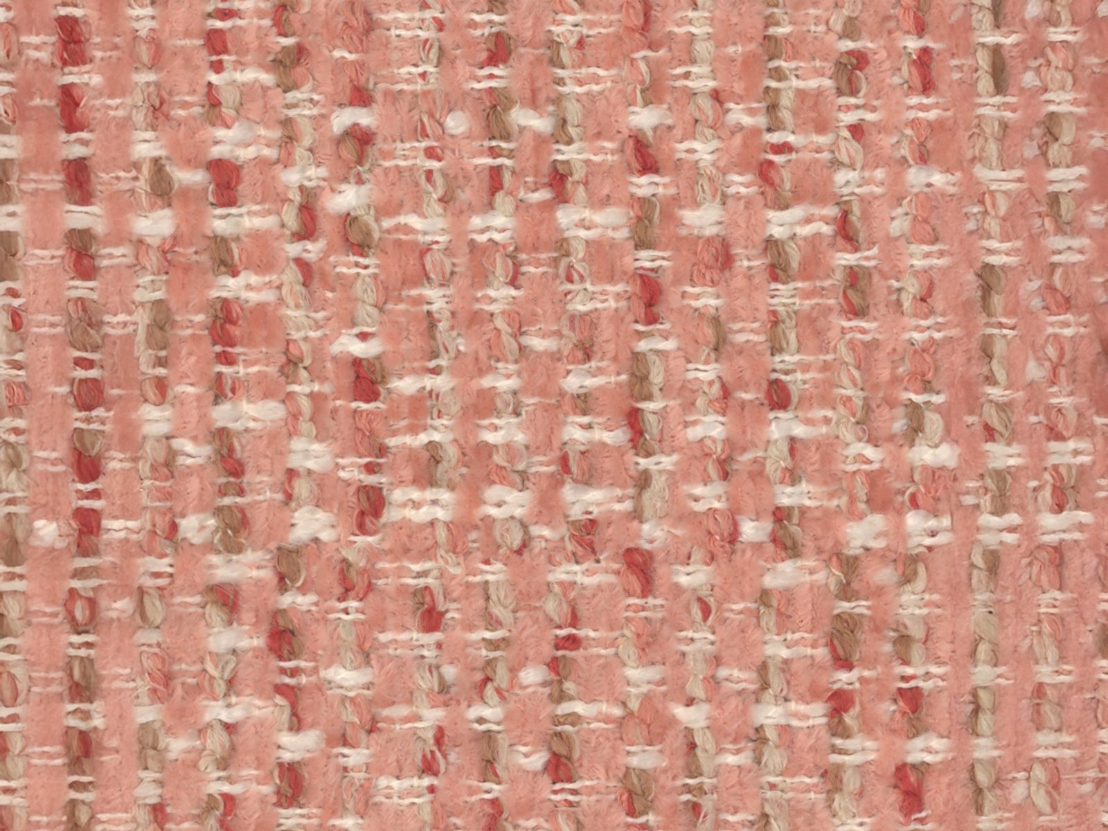 Rechteckiger Hocker GEORGIA rosa Chenille