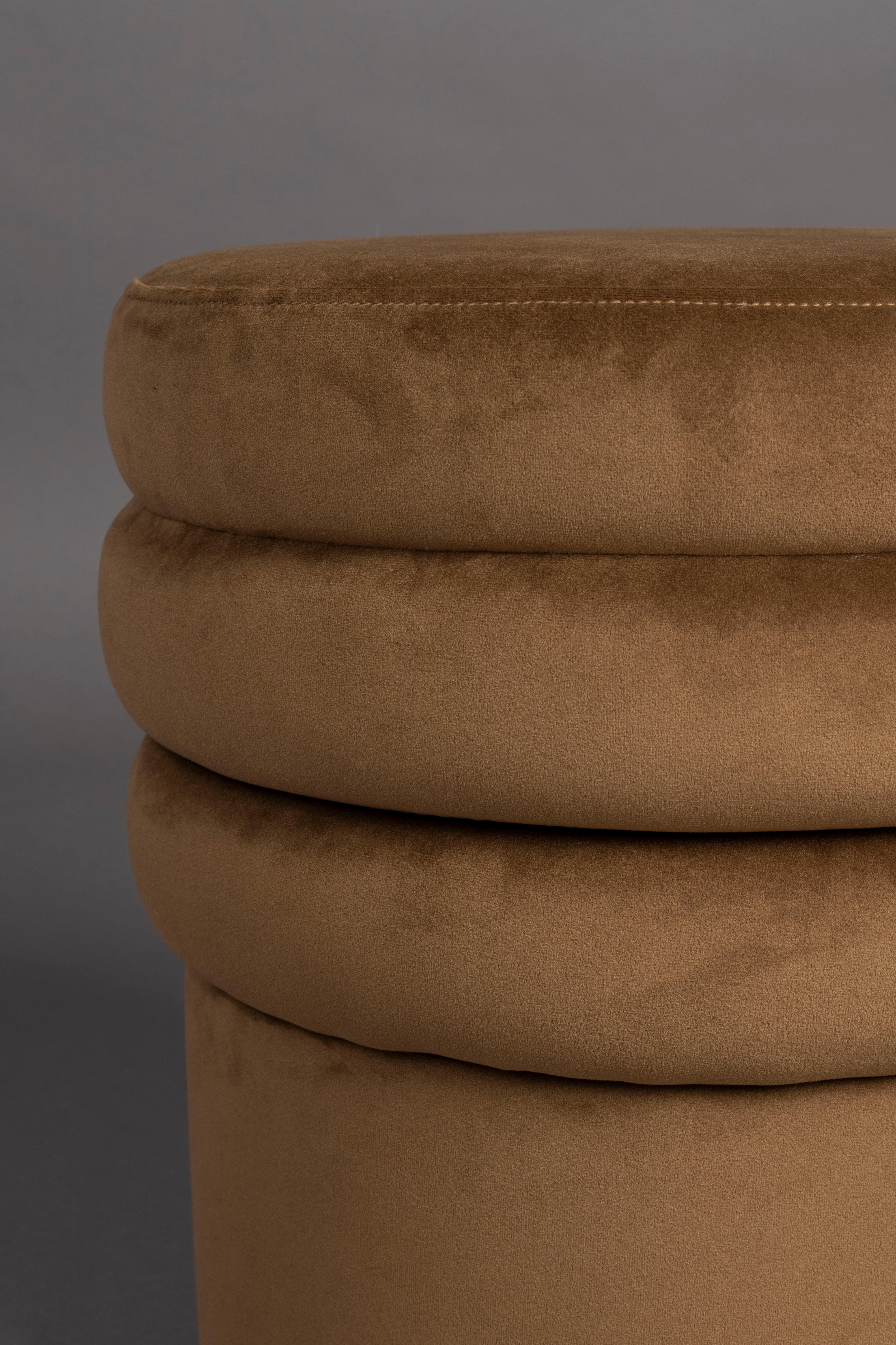 Aditi Pouffe Brown Dutchbone    Eye on Design