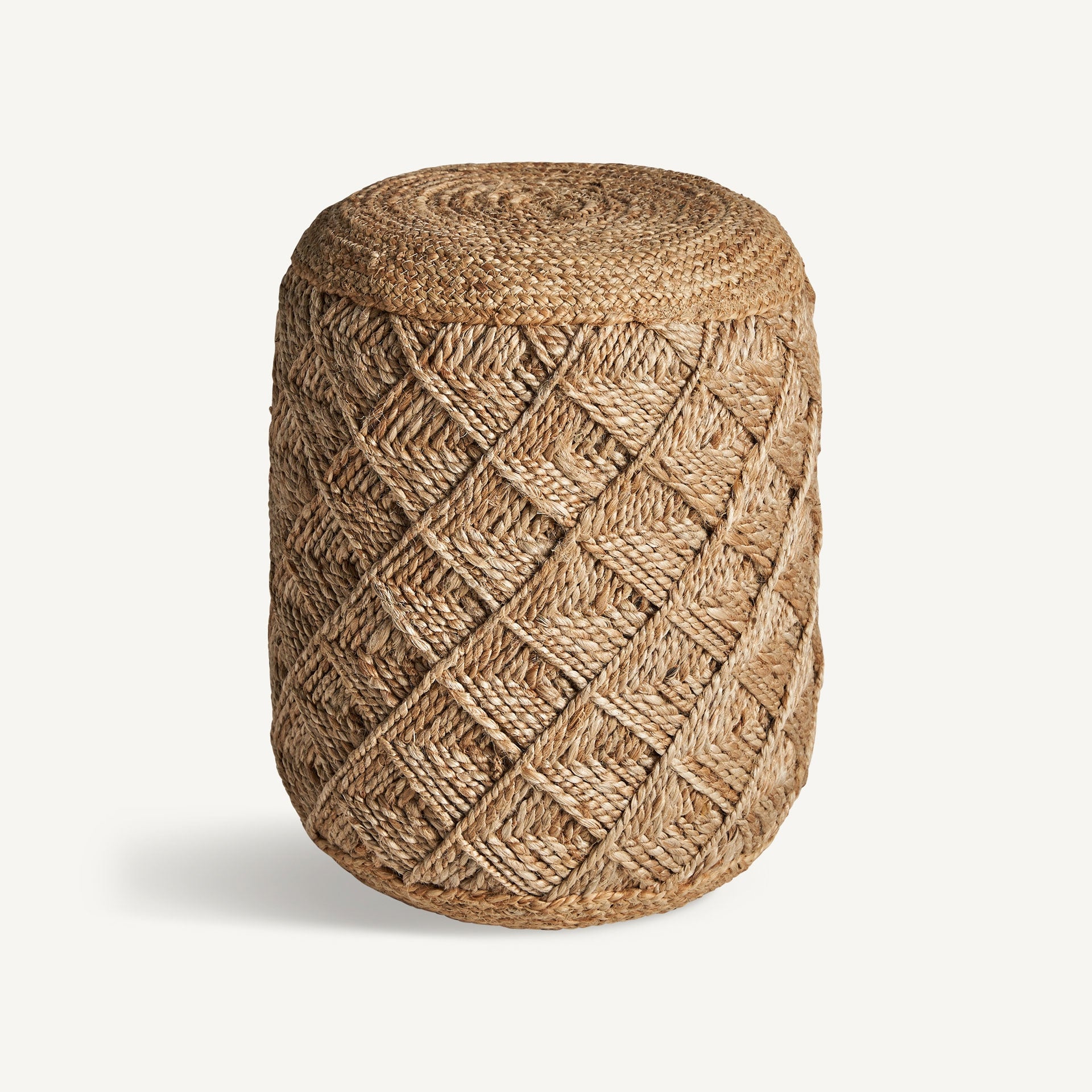 ELGIN Jute Pouf