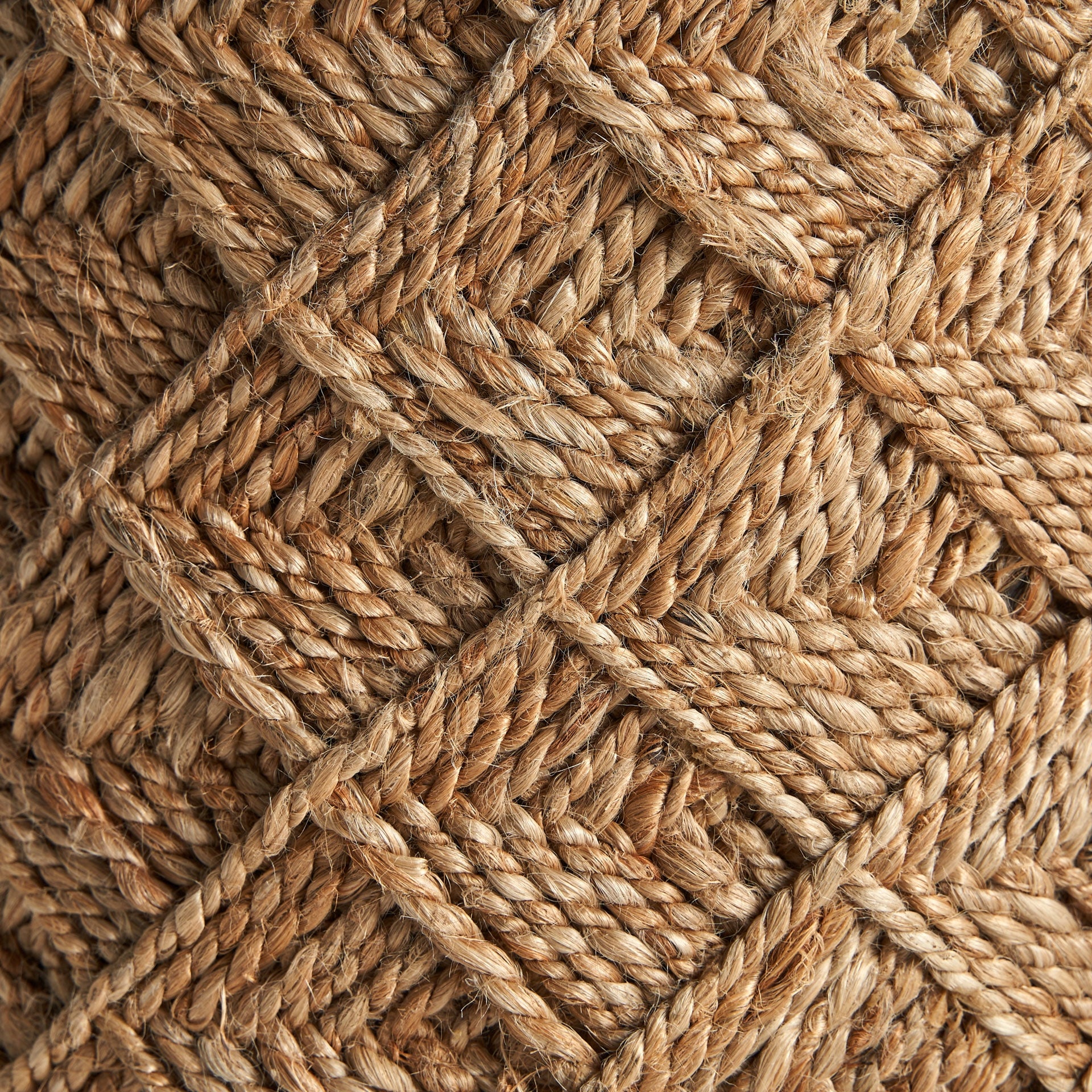 ELGIN Jute Pouf