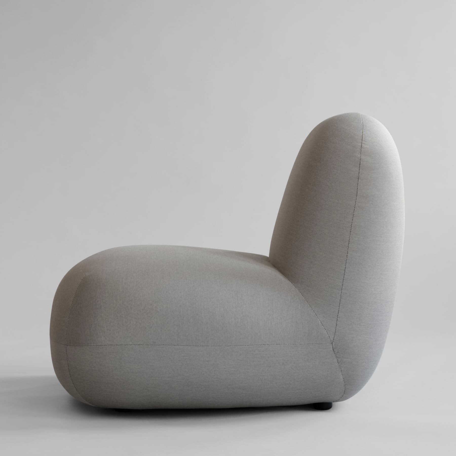 TOE CHAIR FLAT grauer Sessel [Klaudia]