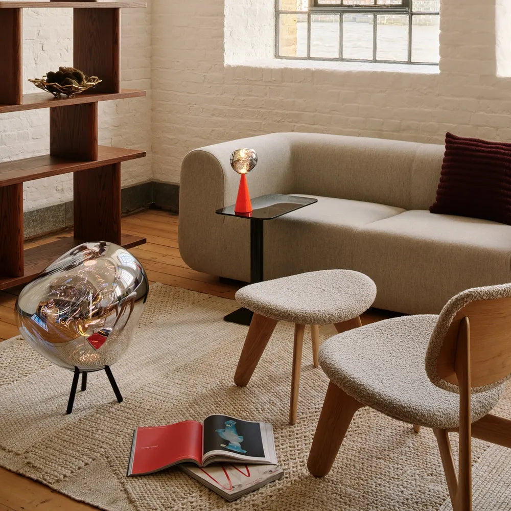 Tragbare Lampe MELT orange